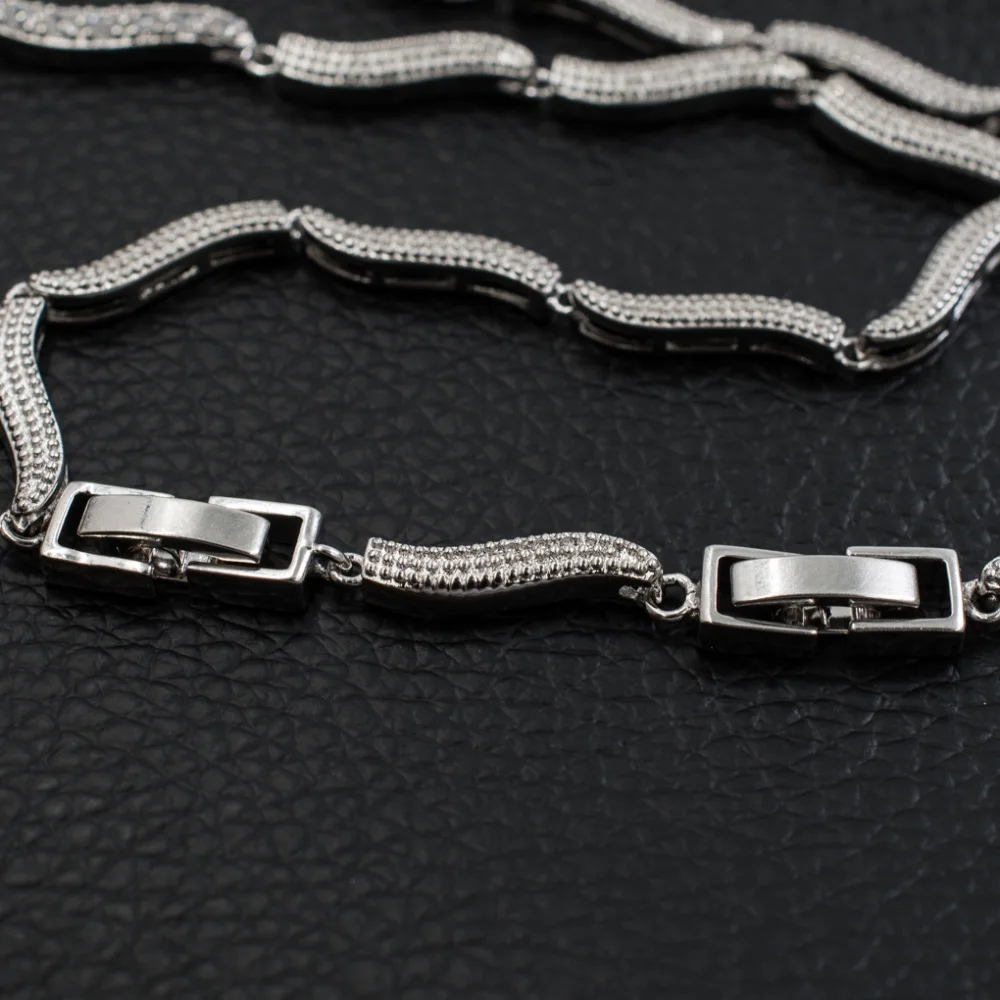 Новинка 2017 Полный AAA Фианит свадебные цветы ожерелье серьги набор высокое