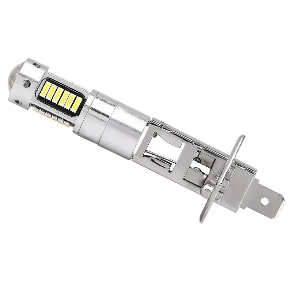 1 пара H1 светильник 12V H1 4014 30SMD светодиодный Белый Автомобильный светильник 6500K лампы для автомобиля-Стайлинг белая лампа для вождения
