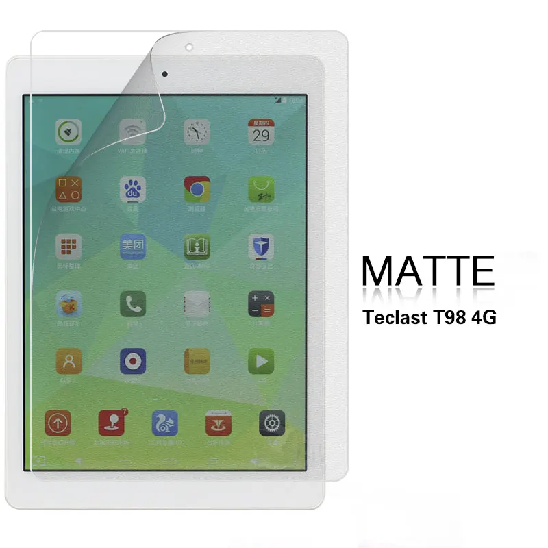 Антибликовая матовая пленка для Teclast T98 4G 9 7 &quotHD прозрачный глянцевый протектор