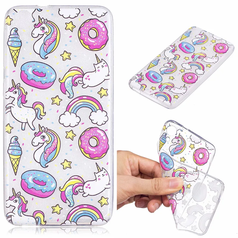 Чехол Wekays для HTC Desire 626 650 628 A32 626w 626D 626G 626S милый мультяшный единорог мягкие