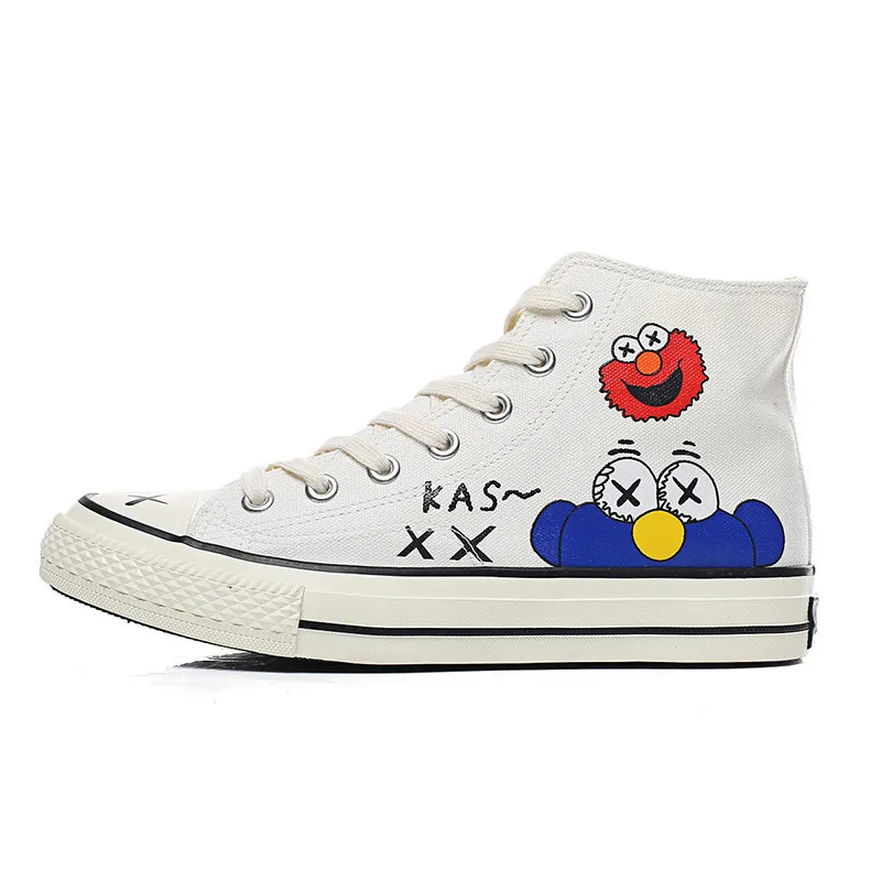 Мужские и женские кроссовки белые парусиновые с высоким берцем|Женские кеды| |