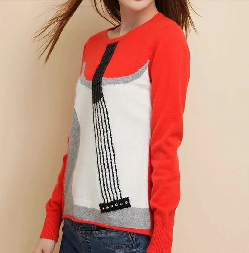 Лидер продаж 2019 кашемировый свитер с длинными рукавами шерстяной короткий