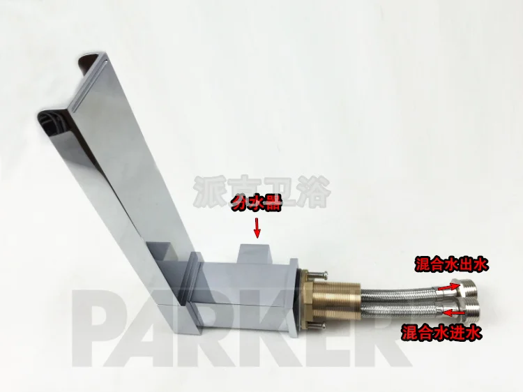 

Copper bathtub tap split three four bath shower faucet outlet bathtub faucet extension set