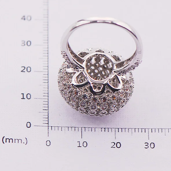 Женское кольцо из серебра 925 пробы с белым фианитом|ring size|womens rings size 7silver women ring |