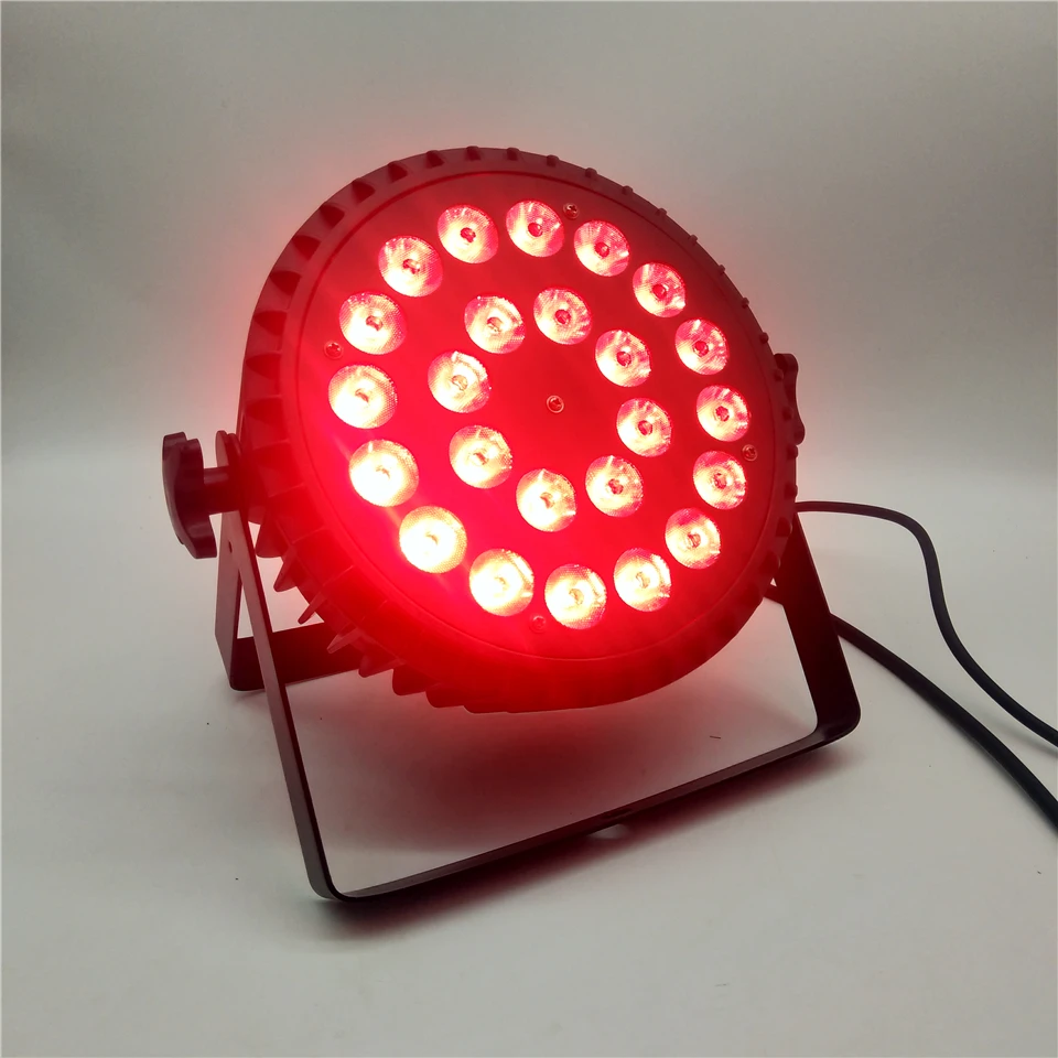 2 шт./24x12 Вт RGBW 4 в 1 LED Par свет DMX512 сценический цветная панель KTV бальный бар частная