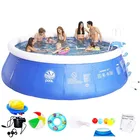 Большой бассейн для взрослых, детский плавательный бассейн разных размеров, поливинилхлоридный бассейн, инструмент для надувания