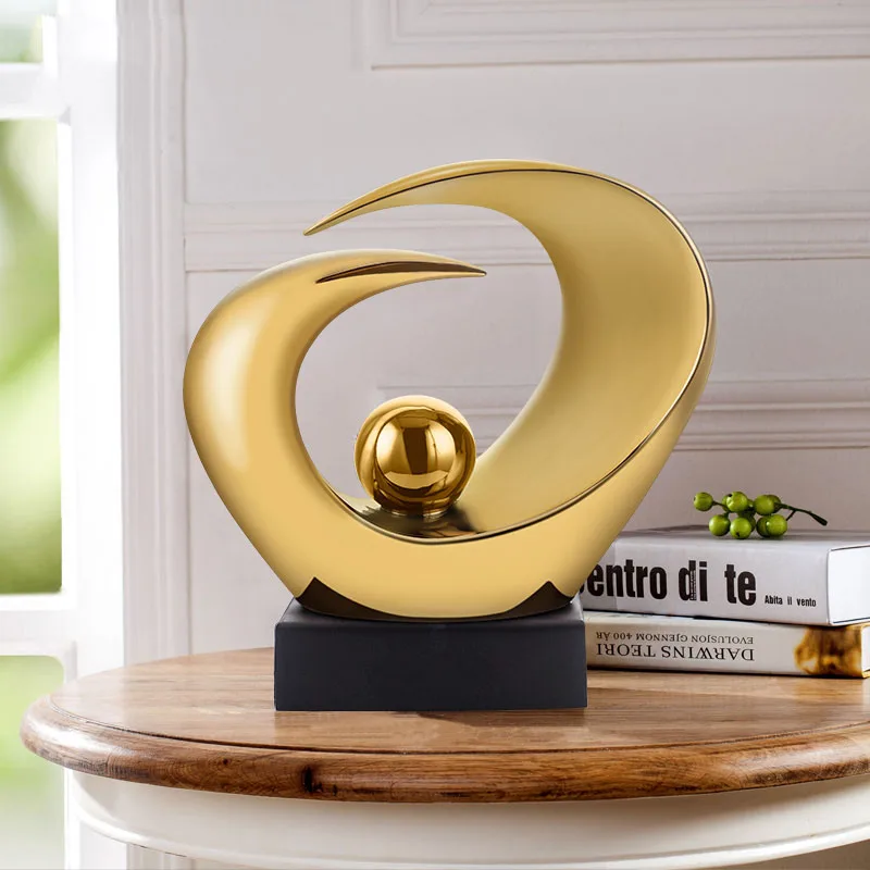 Великолепная Современная Скульптура изящная витая фарфоровая скульптура