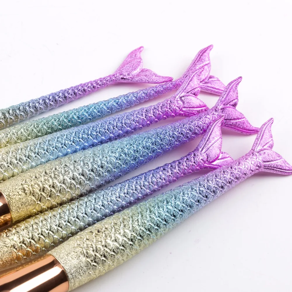 6 шт. Pro Макияж Расчёски для волос комплект Основа макияжа лица смешивания