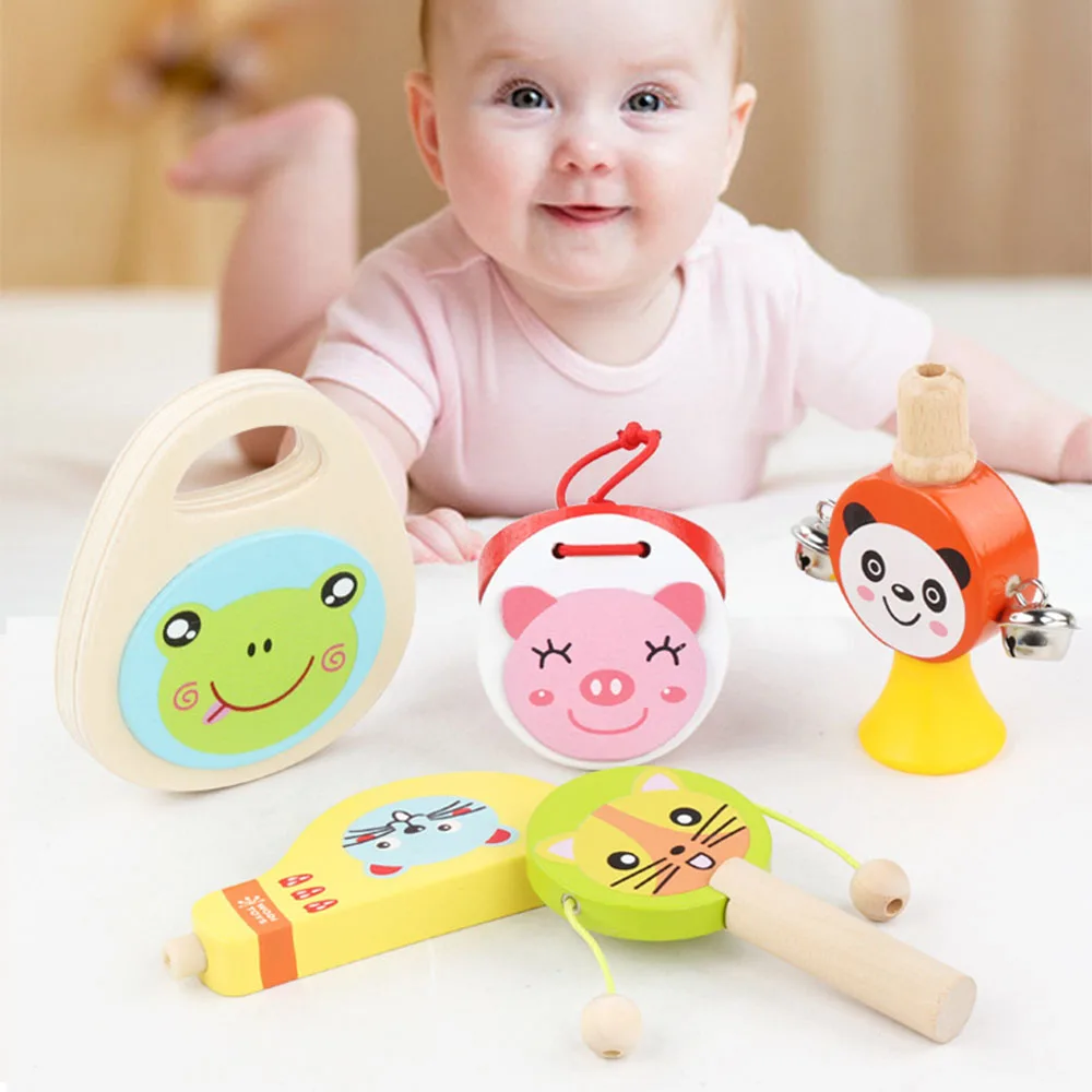 Набор музыкальных инструментов для малышей комплект из 5 предметов раннего
