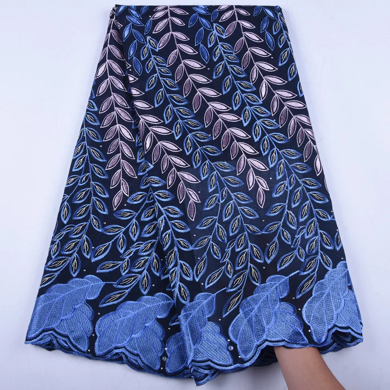 Африканский сухой хлопок кружевной ткани Высокое качество швейцарская вуаль