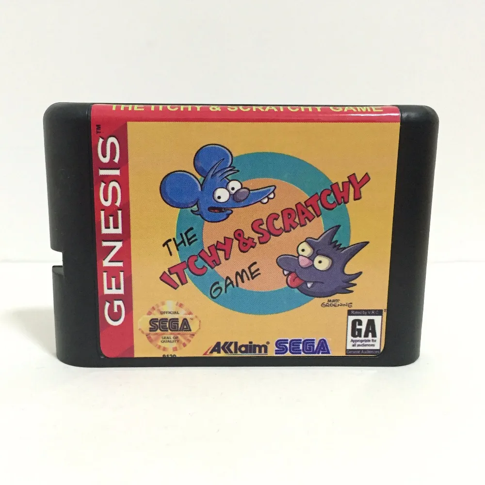 Высокое качество 16 бит Sega MD игровой картридж для системы Megadrive Genesis --- зуд и