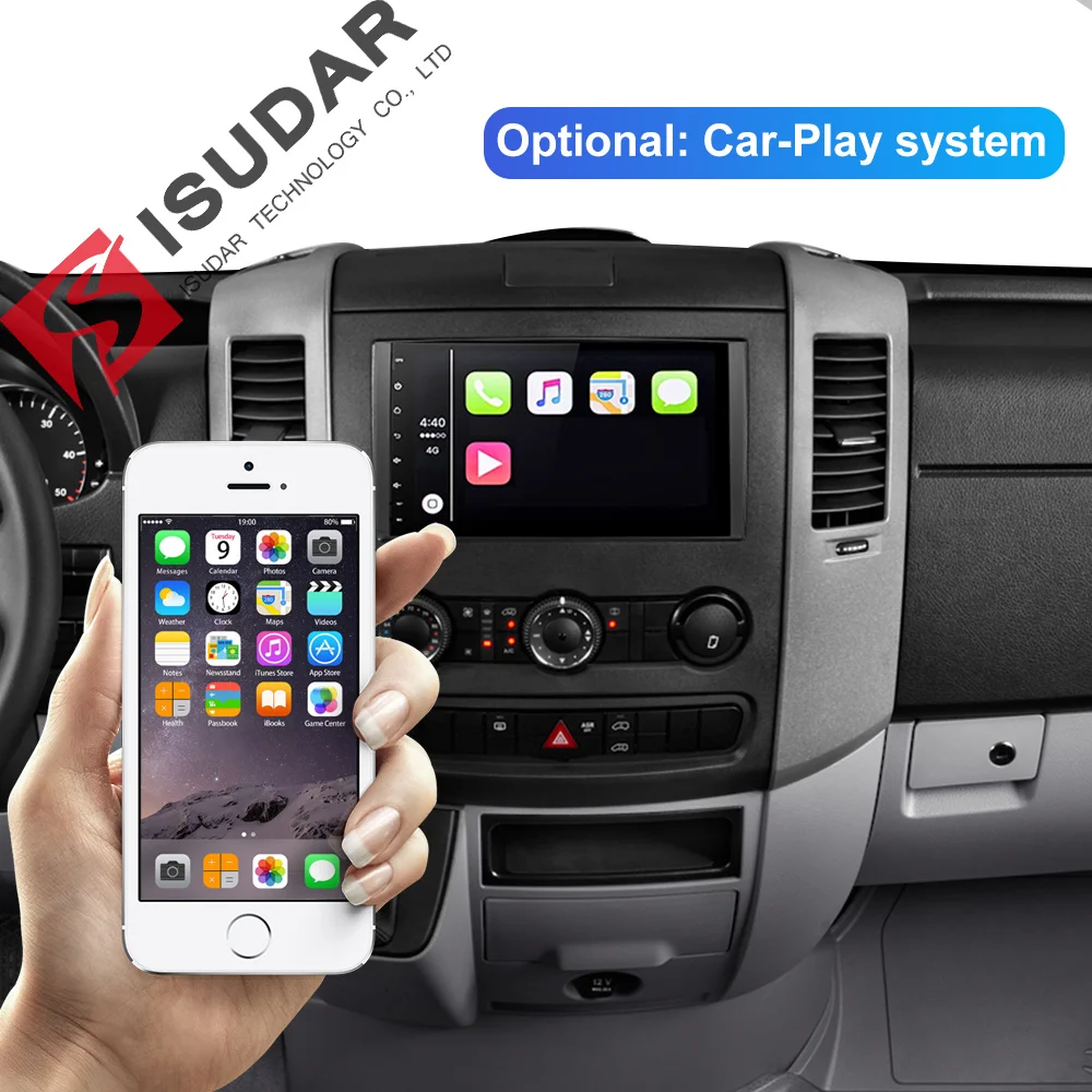 Isudar Автомагнитола с сенсорным 9 дюймовым экраном 2 Din на андроид 8.0 для BMW/3 Серий