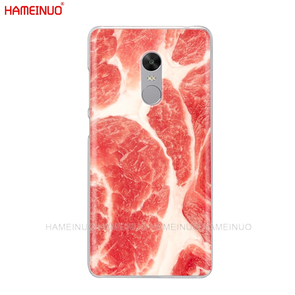 HAMEINUO пищевое печенье Шоколадное мясо Дизайн чехол для телефона для Xiaomi redmi 5 4 1 1s 2 3 3s pro PLUS redmi note 4 4X 4A 5A - Цвет: 43105