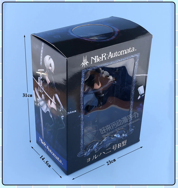 Горячая игра Sci Fi Nier Automata 2B Figura Yorha No.2 Тип B Battle Sexy 25 см фигурка игрушки|Игровые