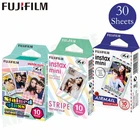 Fujifilm витражное стекло + Полосатые + Воздушная почта для мгновенной съемки Fuji Фотобумага для мгновенного фотоаппарата Instax Mini 11 8 9 70 7s 50s 50i 90 Share SP-1 Камера