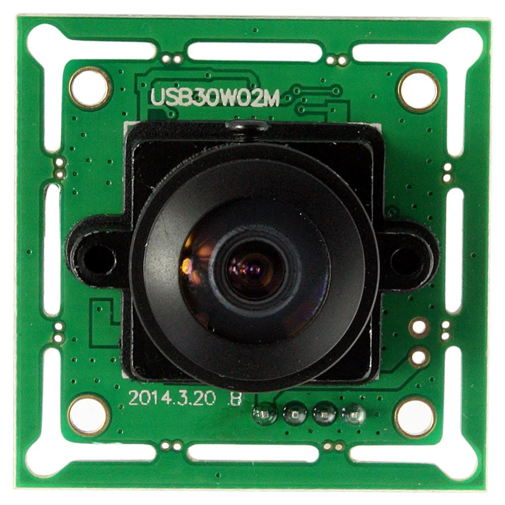 

640* 480P 1/4 inch CMOS OV7725 wide angle 170degree fisheye lens USB 2.0 mini board vga fisheye camera module for atm