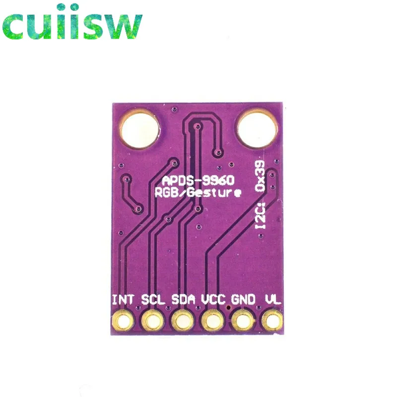 10 шт. DIY RGB датчик жеста для торгового центра фотокамера 9960 интерфейса arduino I2C 3 В