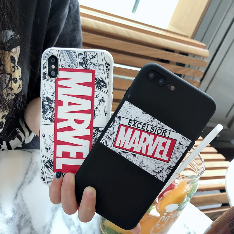 Модные 3D тисненые Мстители сгущенные скраб ТПУ чехол для iPhone 6 6splus 7 8 plus X Xs Max XR