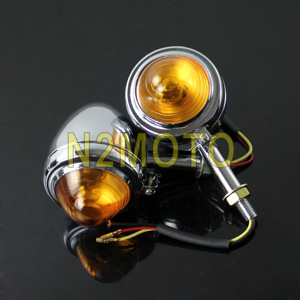 Хромированный светильник для мотоцикла с указателем поворота BMW M71 M72 R12 R75 R51 K750 KS750