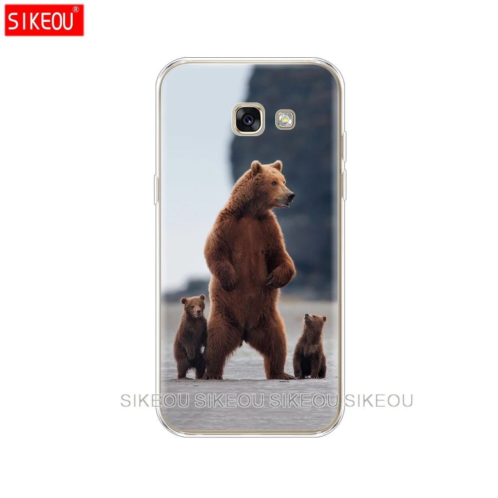 Силиконовый чехол для телефона Samsung Galaxy A6 A8 2018 A3 A310 A5 A510 A7 2016 2017 Lonely Alaska коричневый