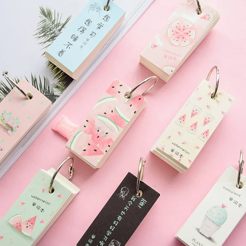 Coloffice 4 шт./компл. мультфильм маленький свежий портативный английский мини