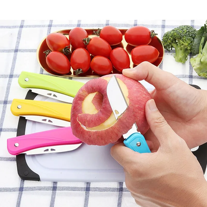 Кожура для овощей кухонный нож фруктов ножей Карманный Овощечистка коробка