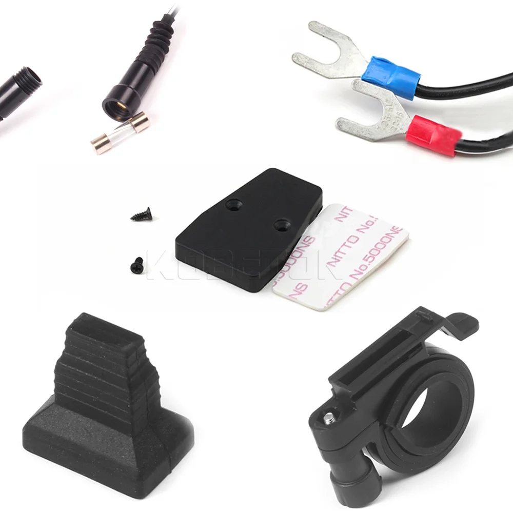 Водонепроницаемая розетка с USB-портом для мотоцикла 12 В прикуриватель 5 адаптер