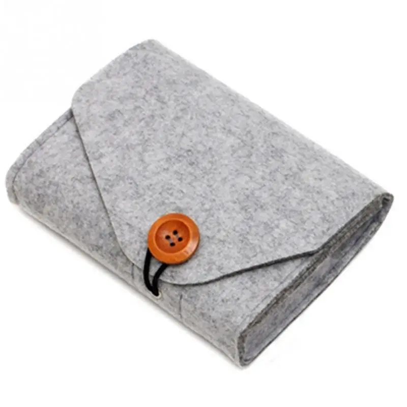 Мини унисекс чувствовал карт сумки Для женщин и мужчин кредитные Бизнес карты