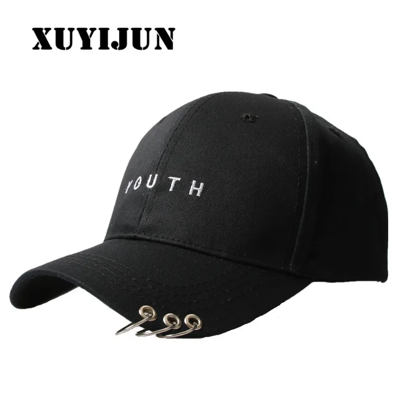 Xuyijun 2017 унисекс Вышивка молодежи письмо Бейсбол Кепки мужчина и женщина Snapback хип