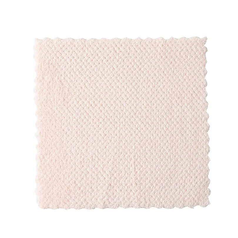 Cleaning clothHigh Efficient Anti-grease Color Dish Cloth Bamboo Fiber Washing Towel Magic Kitchen Wiping Rags #4M08 | Дом и сад