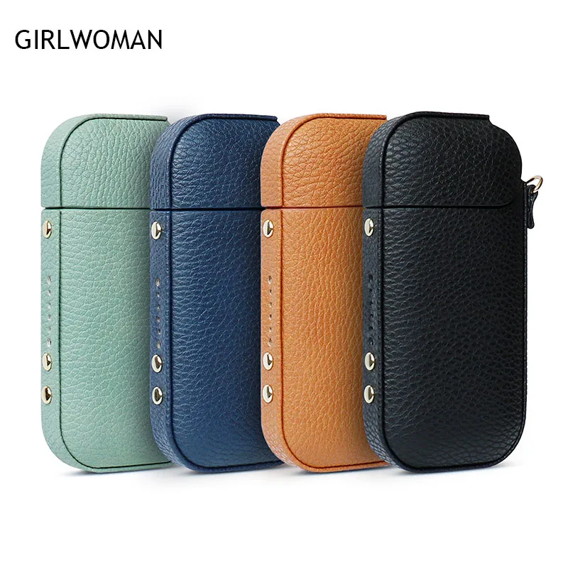 Чехол GIRLWOMAM Lichee с рисунком 6 цветов для IQOS 2 4 Plus защитный чехол держателем кожаный