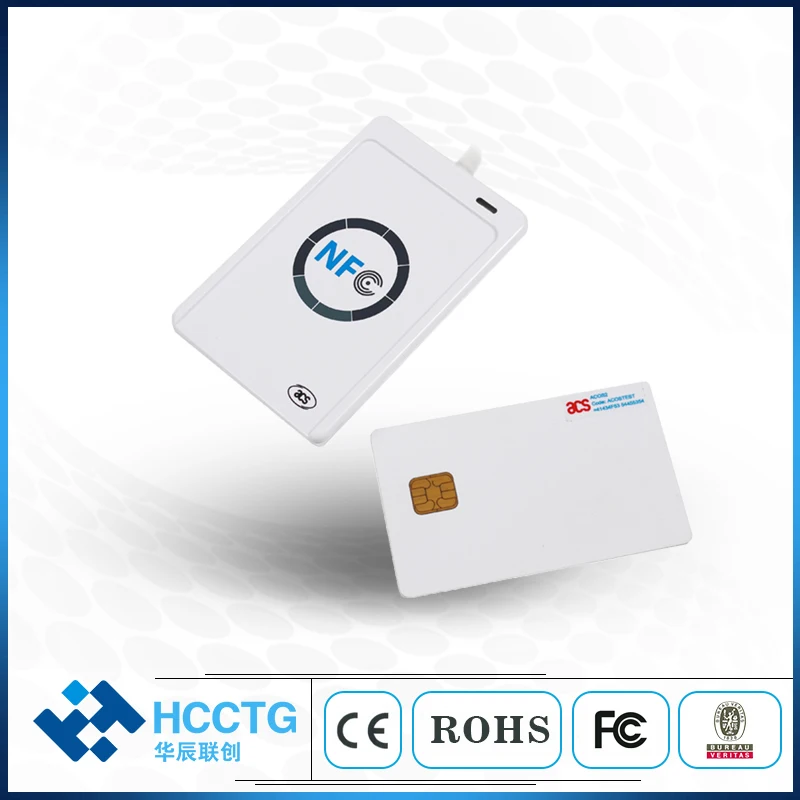 

ACS NFC Бесконтактный считыватель смарт-карт писатель RFID тег писатель для протокола ISO14443 -- ACR122U