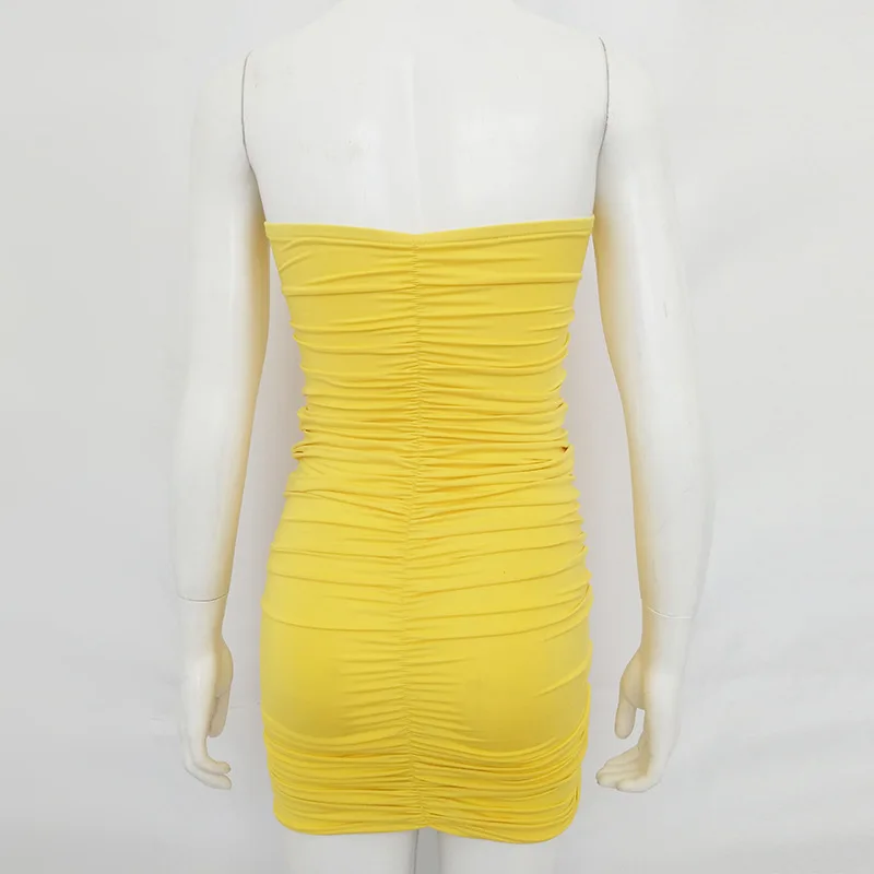 Skitzyou Sexy бретелек Bodycon Мини Летнее платье Для женщин без рукавов эластичные с