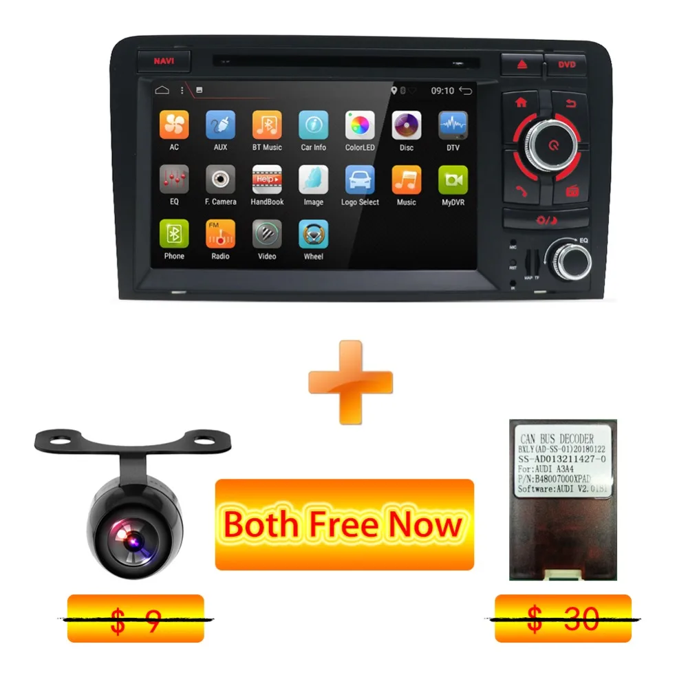 Bosion Android 10 0 автомобильный DVD GPS для Audi A3 8P 2003-2012 S3 2006-2012 RS3 Sportback 2011 мультимедийный