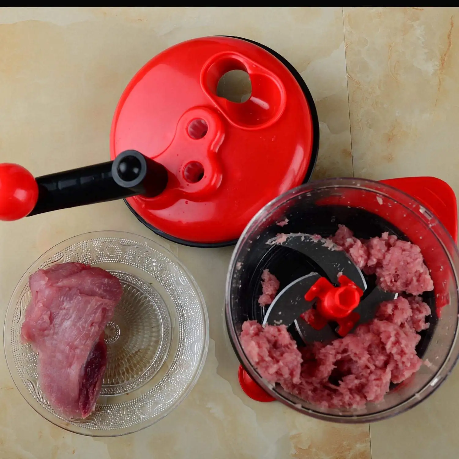 Ручная мясорубка мульти измельчитель для овощей детский кухонный комбайн фаст