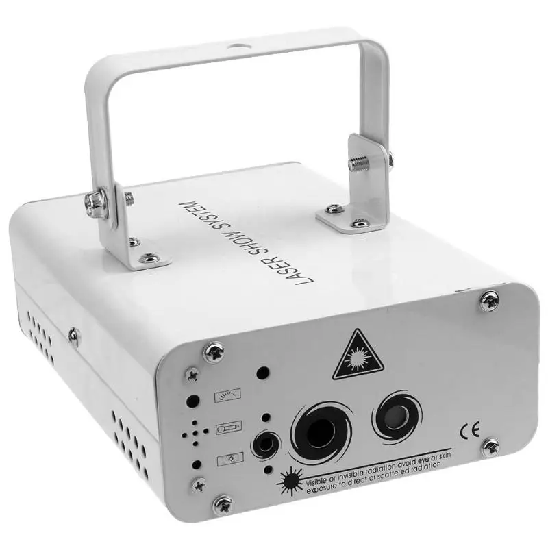 Мини светодиодный лазерный RGB проектор светильник DJ DMX ДИСКО Звуковое управление красочное освещение сцены Эффект вечерние KYV музыка Par лампа поворот