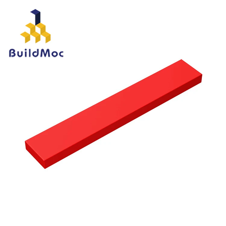 BuildMOC совместим с lego 6636 1x6 для строительных блоков части DIY enleten блок кирпичи