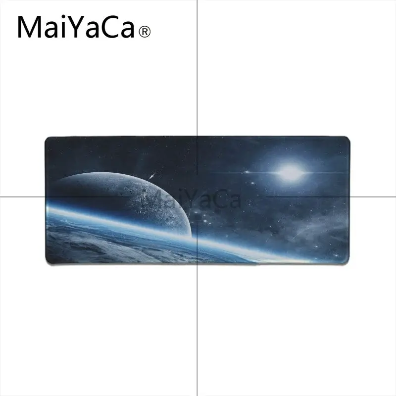 

MaiYaCa The Space Wallpaper Laptop Gaming Mice Mousepad Locking Edge Rubber Large Mousepads Hot Selling Fashion mouse mat