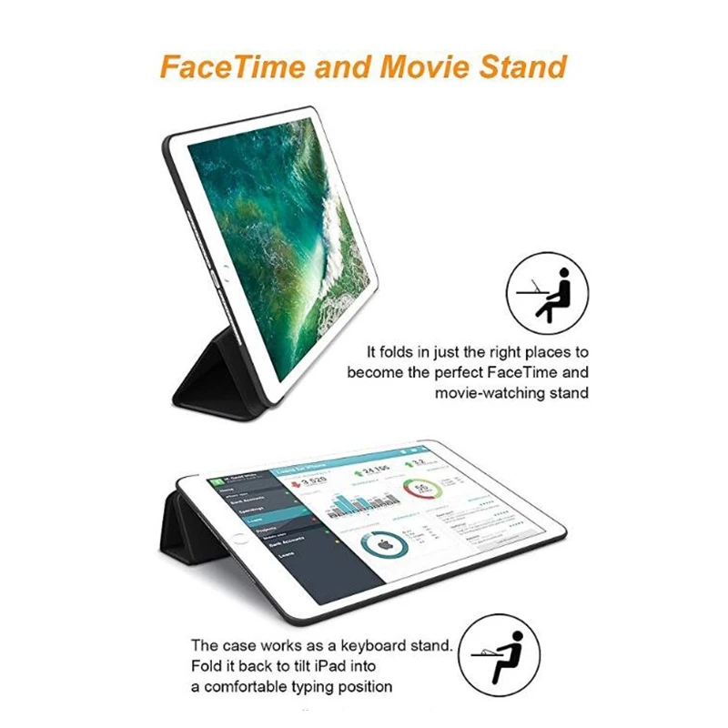 

Case For iPad Mini 5 4 3 2 1 Tablet Cover Auto Sleep Wake Cartoon Lovely Unicorn For iPad Air 3 2 10.2 PU Protect Skin iPad Case