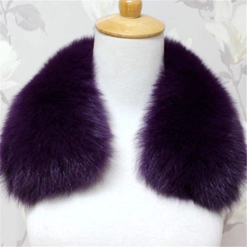 Новинка 2020 Лидер продаж Воротник из натурального Лисьего меха Модный