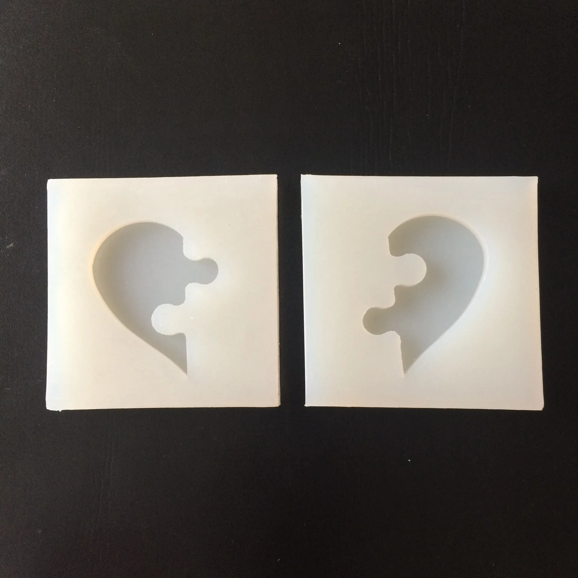 Форма сердца влюбленных силиконовая форма для сережек Кулон Кольцо глина
