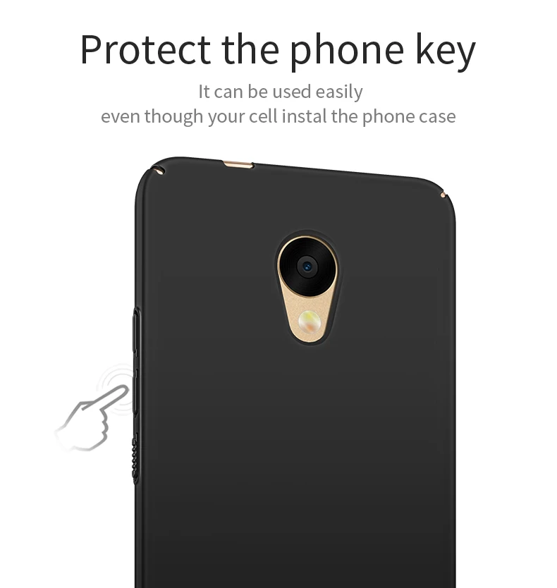Для Meizu M 5s чехол для m WolfRule ультратонкий Гладкий защитный пластиковый meizu Funda M612Q |