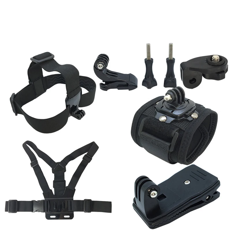 27 в 1 Набор аксессуаров для экшн-камеры GoPro hero 8 7 6 4 Session SJCAM EKEN Xiaomi Yi 4k сумка камеры