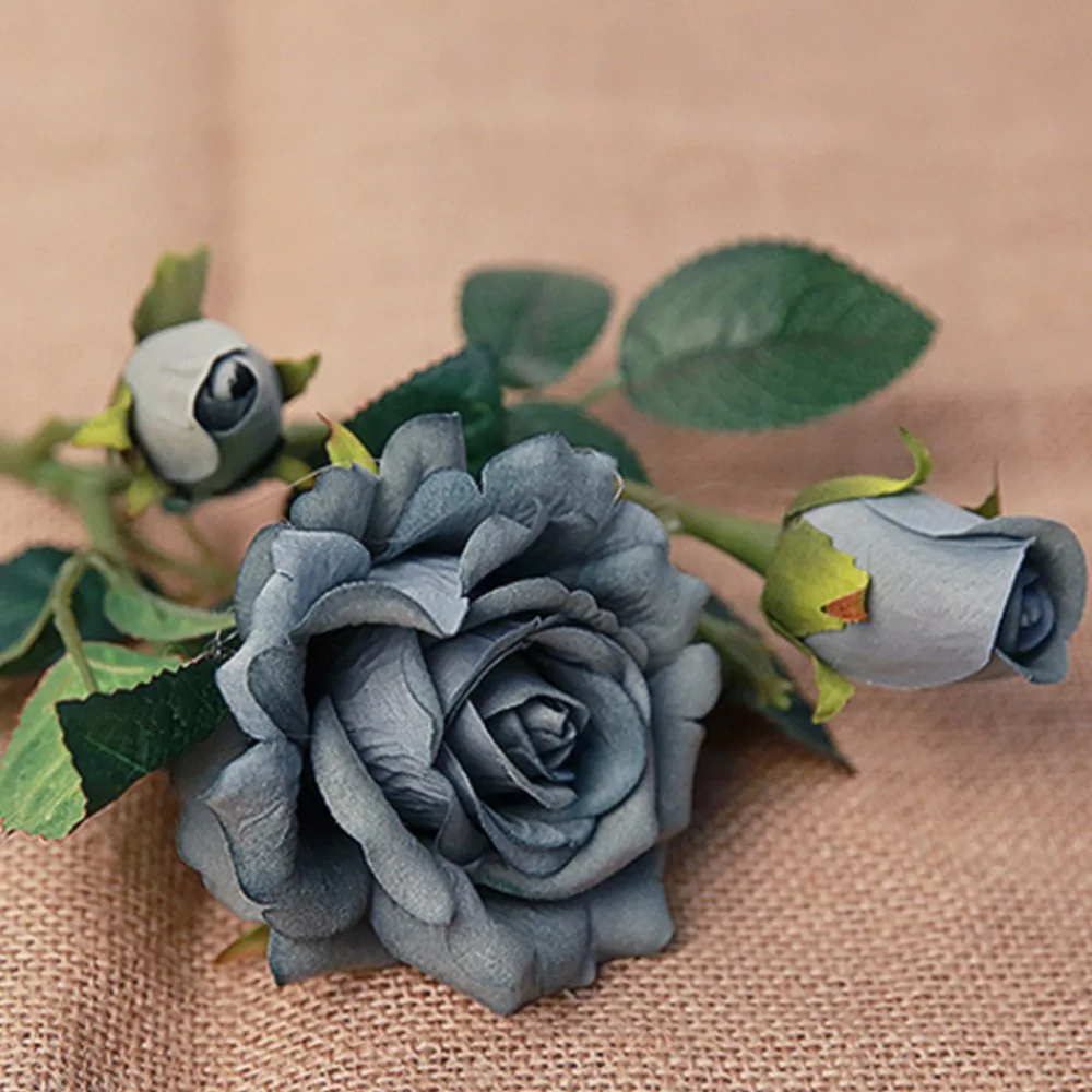 Искусственные цветы для украшения свадьбы дня рождения рукоделие букет невесты