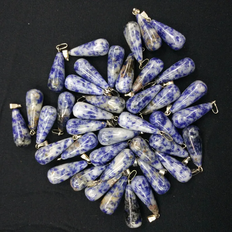 Оптовая продажа 50 шт./лот модный натуральный кальдалитовый камень длинные