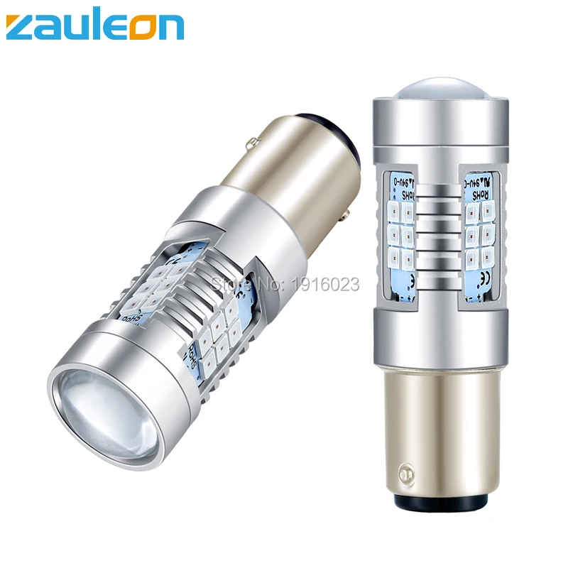 Zauleon 2pcs 1157 P21/5W BAY15D светодиодный задний стоп светильник высокой мощности 1156 BA15S