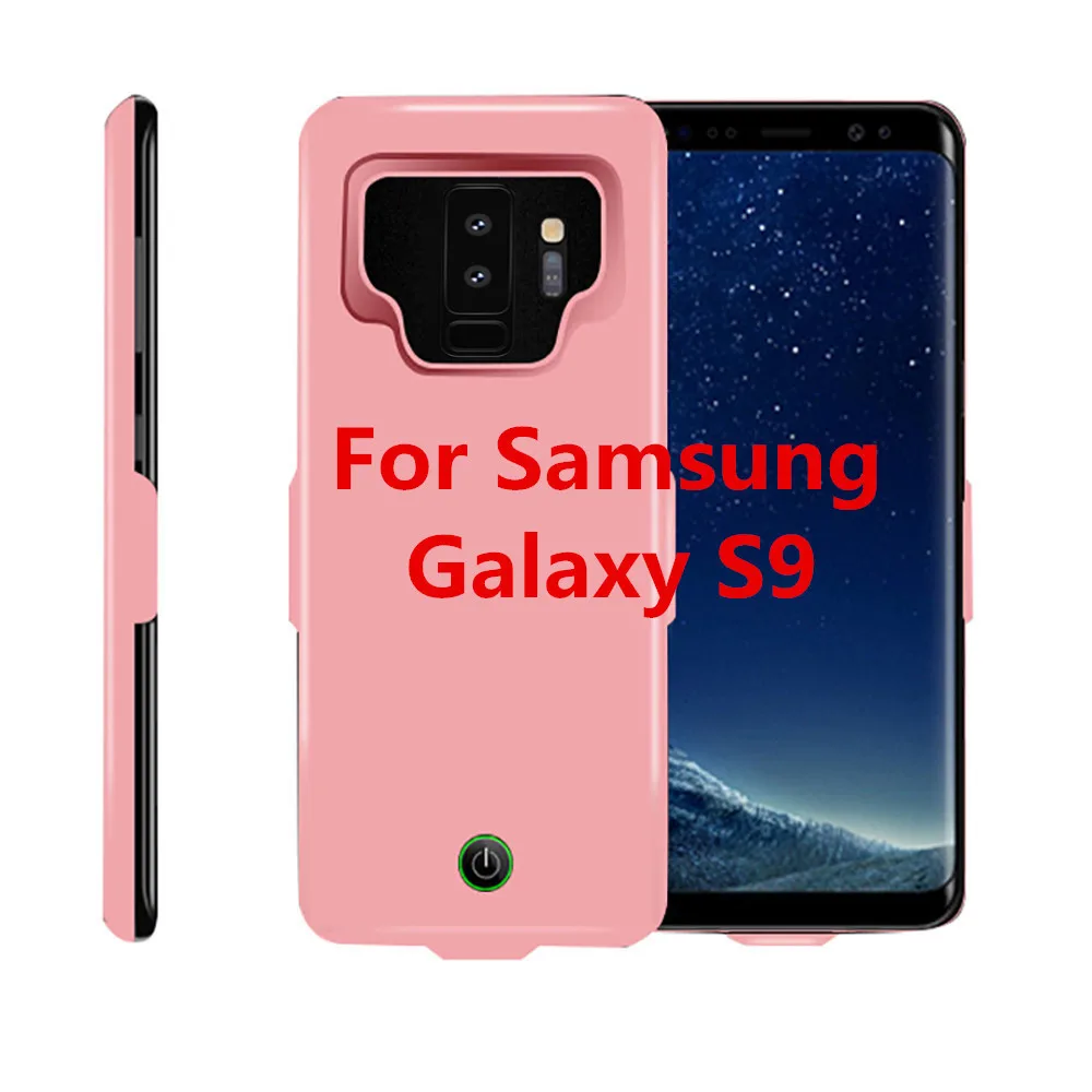 Pink for S9 Нэн для samsung Galaxy S9 S8 A8 Батарея чехол Высокое качество Новинка 7000 мА/ч, Мощность нагрузки банка покрытия для samsung S9 S8 A8 плюс - Цвет: Pink for S9