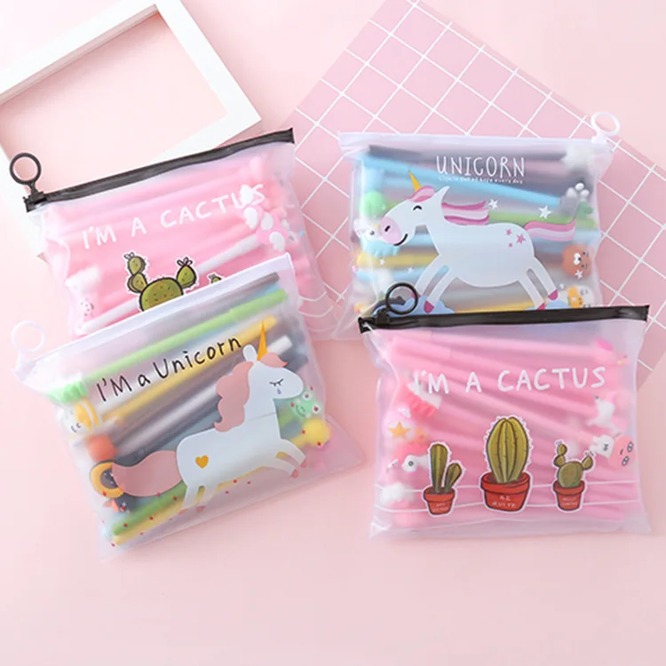 1 комплект с рисунком милого студента гелевая ручка пенал набор для мальчиков и