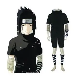 Аниме Наруто Косплей-Индивидуальный Naruto, Shippuden, SASUKE Uchiha 2-й мужской Косплей Костюм