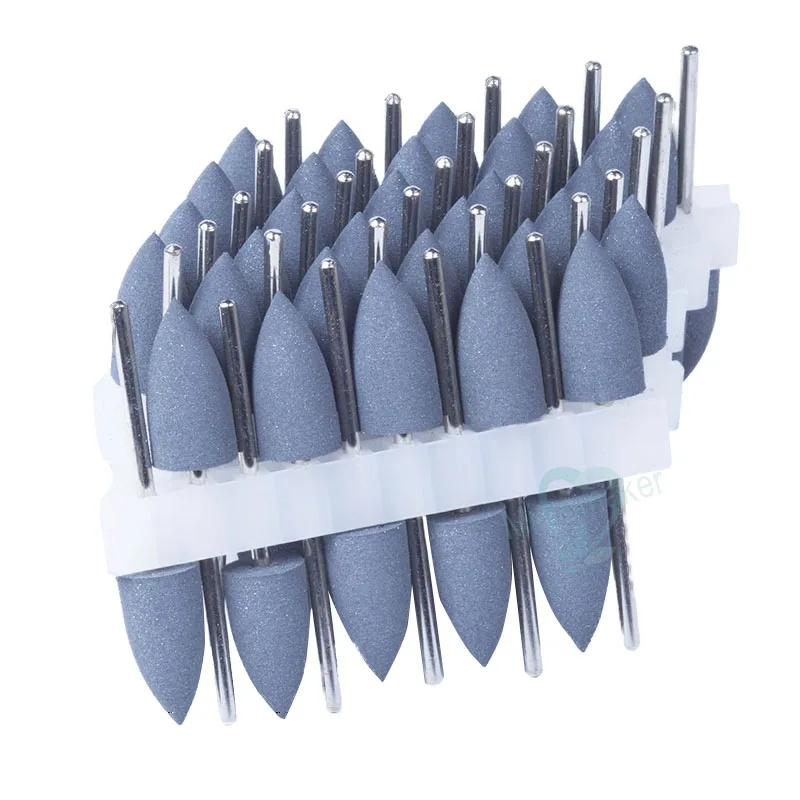 50 шт. серый зубные силиконовые полировальные смолы акриловая подставка полировки боры 3 Размеры